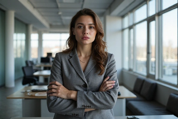 Anya before NutriLife program, looking tired and stressed.